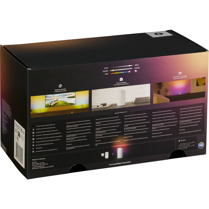 Philips Hue Play Wallwasher Twin Pack White