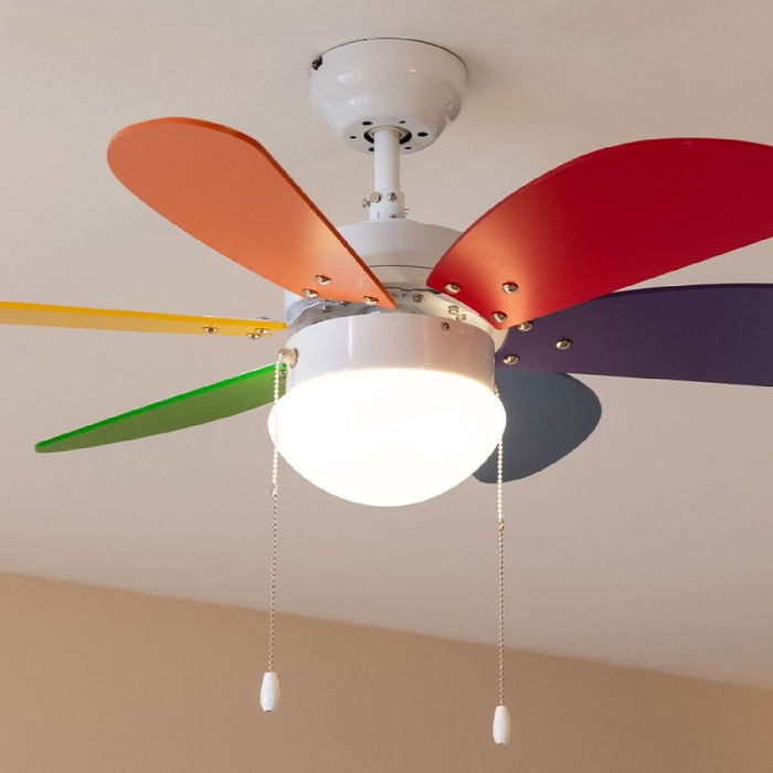 Ventilateur de Plafond avec Lumière Cecotec EnergySilence Aero 360 ColorFull 50 W