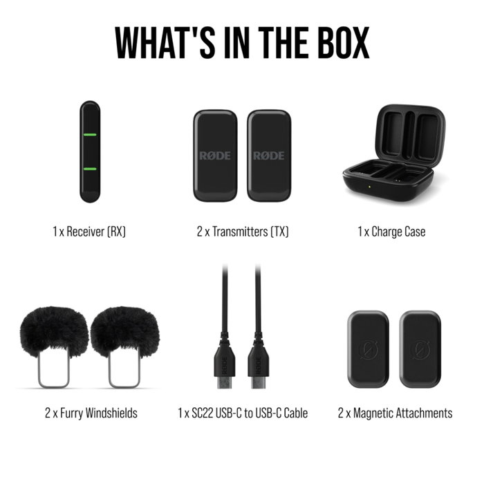 RODE Wireless Micro C - Noir