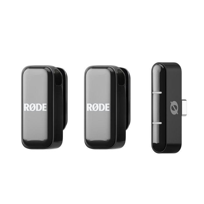 RODE Wireless Micro C - Noir, Microphone USB-C avec double émetteur, Intelligent GainAssist, 21h batterie RODE Wireless Micro C - Noir, Microphone USB-C avec double émetteur, Intelligent GainAssist, 21h batterie