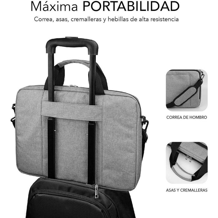 Housse pour ordinateur portable Subblim SUBLB4APLB01 Gris 14" Espagnol Qwerty