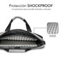 Subblim Air Padding Mallette pour Ordinateur Portable 13.3-14 Pouces, Gris, Polyester Oxford, Protection Anti-Chocs