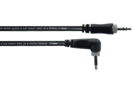 CORDIAL Câble Audio Minijack Stéréo Droit/Acodé 50 cm