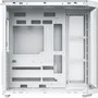 Xigmatek CUBI II Arctic Boîtier Cube PC sans alimentation - Format E-ATX, Blanc - Avec 7 ventilateurs 120mm A-RGB, ports USB 3.0 Type-C, 3 panneaux en verre trempé
