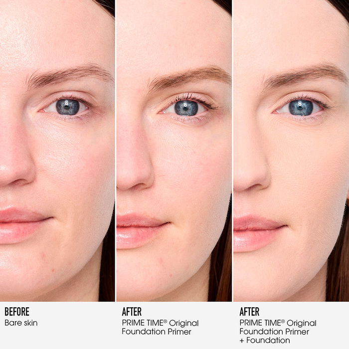 Bare Minerals Base Maquillage Prime Time, 15 ml - Fini Lisse et Flou, Matifiant, Réduit l'Apparence des Pores