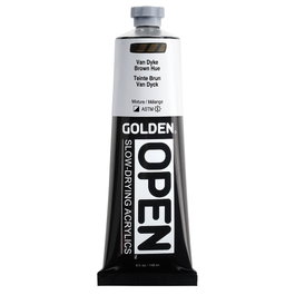 Golden OPEN Colores Acrílicos Marron Van Dyke 148 ml