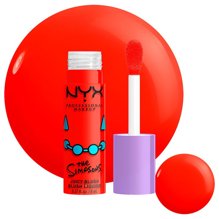 NYX Professional Makeup - Blush Liquide Les Simpsons Saucy Sisters - Édition Limitée - Teinte Lavender Sass - 8 ml NYX Professional Makeup - Blush Liquide Les Simpsons Saucy Sisters - Édition Limitée - Teinte Lavender Sass - 8 ml