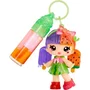 Yummiland Yummiland Lip Gloss Doll - Poupee a gloss changeant de couleur, parfum Poppy Melonberry - 6 figurines collectibles de 10 cm avec porte-cles - A partir de 4 ans