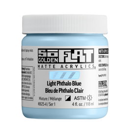 Golden SoFlat Peinture acrylique Thalo bleu clair 118 ml