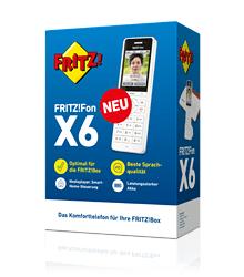 Fritz! Telephone receiver X6 blanc 6,1 cm (2,4 pouces)