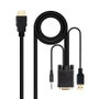 Nanocable Câble Convertisseur HDMI vers VGA + Audio + USB 1,8 m Noir