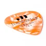 DUNLOP Pack de 12 médiators en celluloïd authentique orange nacré - Medium