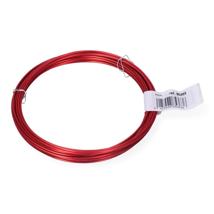 Edm Fil aluminium rouge, ø 1,5 mm x 5 m Edm Fil aluminium rouge, ø 1,5 mm x 5 m