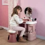 Smoby My Beauty Coiffeuse pour Enfant Dès 3 Ans avec Miroir, Tiroirs et 15 Accessoires de Coiffure, Onglerie et Maquillage Factice - Jouet en Plastique Recyclé Fabriqué en France