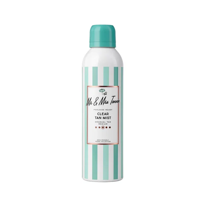 Mr & Mrs Tannie Clear Tan Mist Spray auto-bronzant, 200 ml Mr & Mrs Tannie Clear Tan Mist Spray auto-bronzant, 200 ml