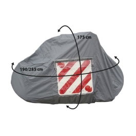 Optima Bâche de protection pour 2-3 vélos, Gris