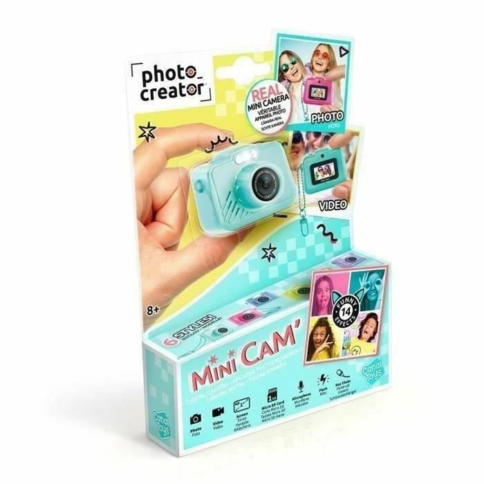 Canal Toys Mini Caméra Digitale Photo et Vidéo Photo Creator avec Porte-clés et Carte SD 1 Go
