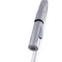 Robinet de cuisine monocommande avec bec col de cygne amovible, chromé