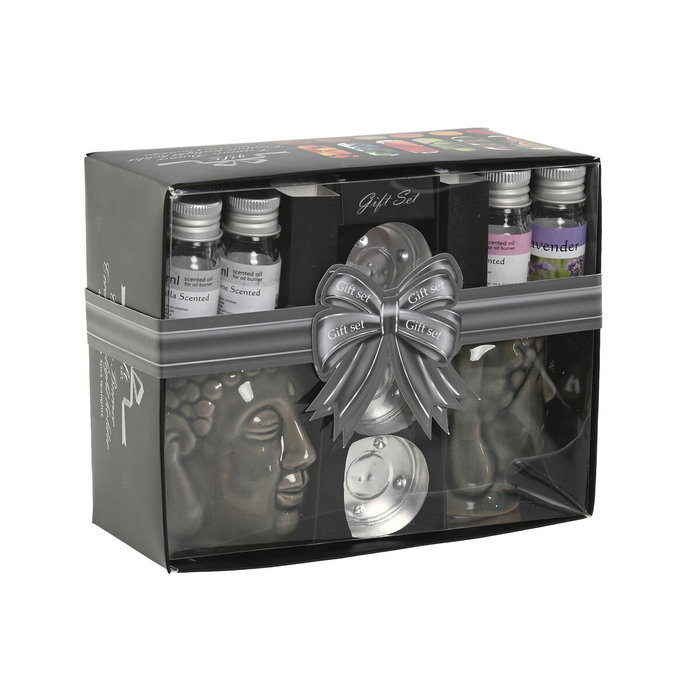 Brûleur d'huiles essentielles Home ESPRIT 17 x 13,5 x 8 cm (3 Unités)