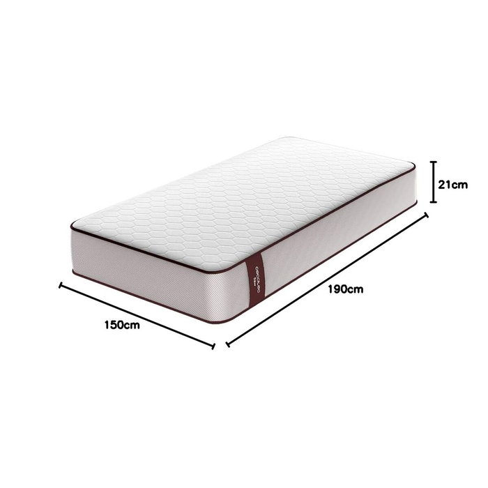 Matelas viscoélastique Cecotec Flow PureVital 1900 150x190 cm mi-ferme 21 cm hauteur