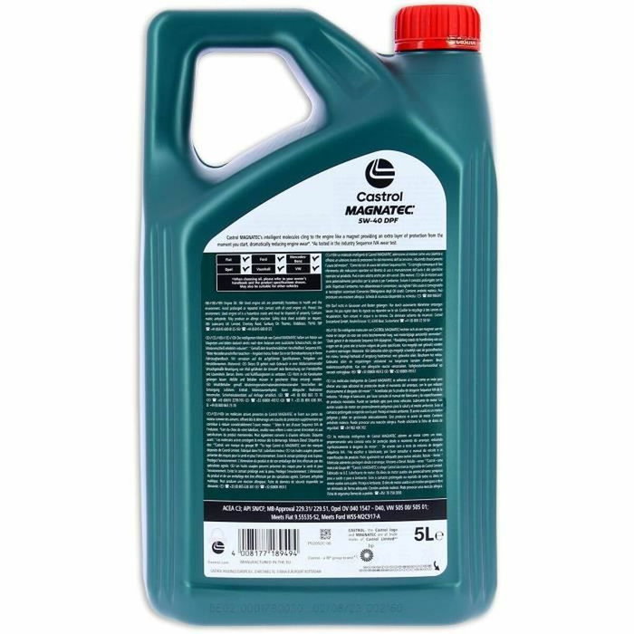 Castrol Magnatec 5W-40 DPF 5L Castrol Magnatec 5W-40 DPF 5L