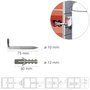 WOLFPACK LINEA PROFESIONAL Kit Sanitaire Alcayata avec Cheville Ø 12 x 60 mm
