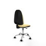 PIQUERAS Y CRESPO Chaise de bureau Algarra, Similicuir Crème, sans accoudoirs
