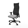 Piqueras y Crespo Chaise de Bureau Albacete Gris Clair et Noir