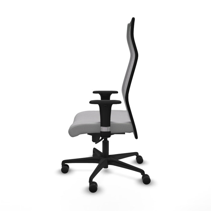 Piqueras y Crespo Chaise de Bureau Albacete Gris Clair et Noir