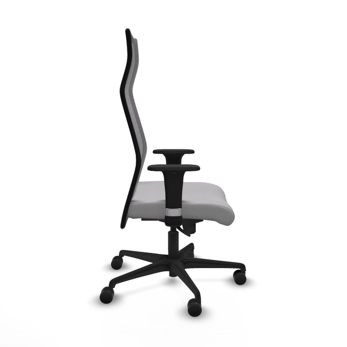 Piqueras y Crespo Chaise de Bureau Albacete Gris Clair et Noir