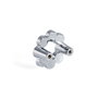 GIUSTI Bouton Sinatra Ø50 C32 en Zamak et Chrome avec 8 Cristaux Swarovski