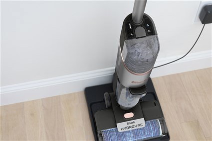 Shark WD210EU HydroVac Aspirateur-laveur sans fil pour sols durs 2-en-1, autonettoyant