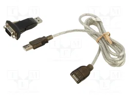 GOOBAY Convertisseur USB-RS232, D-Sub 9pin vers USB A, 1,5m
