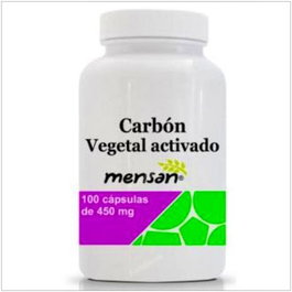 MENSAN CARBON VEGETAL charbon végétal activé 450mg 100cap.