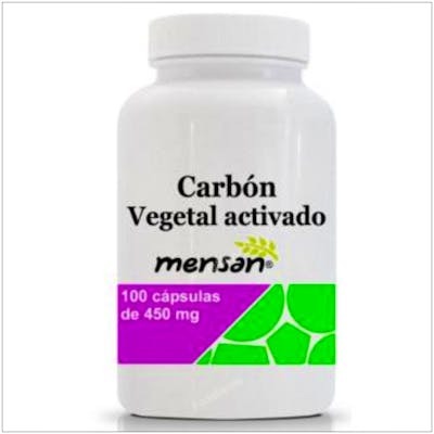 Mensan Charbon Végétal Activé 450 mg 100 capsules Mensan Charbon Végétal Activé 450 mg 100 capsules