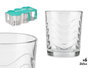 Vivalto Set de 6 Verres Onda 265 ml Verre Transparent 26x9x16 cm (Set de 8)