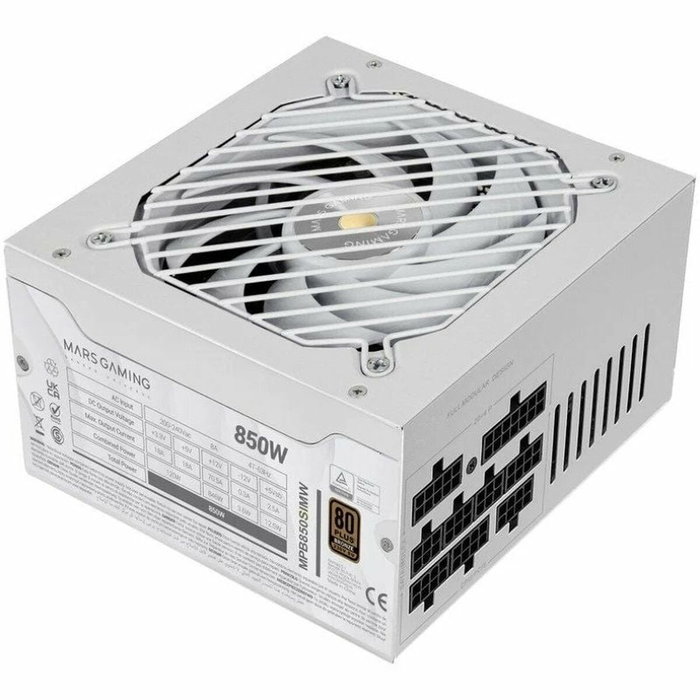Mars Gaming MPB850SIMW 850 W ATX Blanche Mars Gaming MPB850SIMW 850 W ATX Blanche