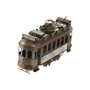 Home ESPRIT Figurine Décorative Train Vintage Doré Argenté