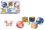 Color Baby Set de 6 Cubes Magiques - Puzzle Cubes Snake, Miroir 3D et Classiques - Jeu de Réflexion à Partir de 3 Ans