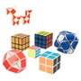 Color Baby Set de 6 Cubes Magiques - Puzzle Cubes Snake, Miroir 3D et Classiques - Jeu de Réflexion à Partir de 3 Ans