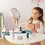 Smoby Coiffeuse sur Table My Beauty Studio avec Miroir Inclinable Amovible et 15 Accessoires Factices, Fabrication Française, Jeu pour Fille Dès 3 Ans