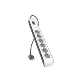 Belkin BSV603vf2M-V2 Multiprise 6 prises avec protection contre les surtensions, 2 m