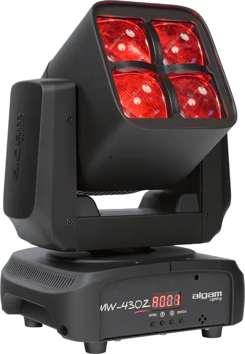 Algamlight Lumière LED Wash 4 x 30W RGBW avec Zoom