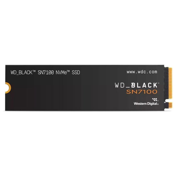 Western Digital WD Black SN7100 SSD Interne 2 TB M.2 NVMe PCIe Gen 4.0 - Lecture 7250 MB/s Western Digital WD Black SN7100 SSD Interne 2 TB M.2 NVMe PCIe Gen 4.0 - Lecture 7250 MB/s
