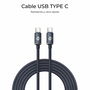 Câble USB-C vers USB-C Subblim SUBCAB-C06001 1 m Noir