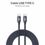 Câble USB-C vers USB-C Subblim SUBCAB-C06001 1 m Noir