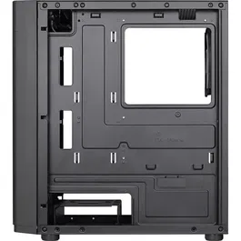 Aerocool Hexform G v2 Noir - Boîtier PC Mini tour Micro-ATX/Mini-ITX, façade mesh, 3 ventilateurs RGB 12 cm, panneau latéral verre trempé, USB 3.0
