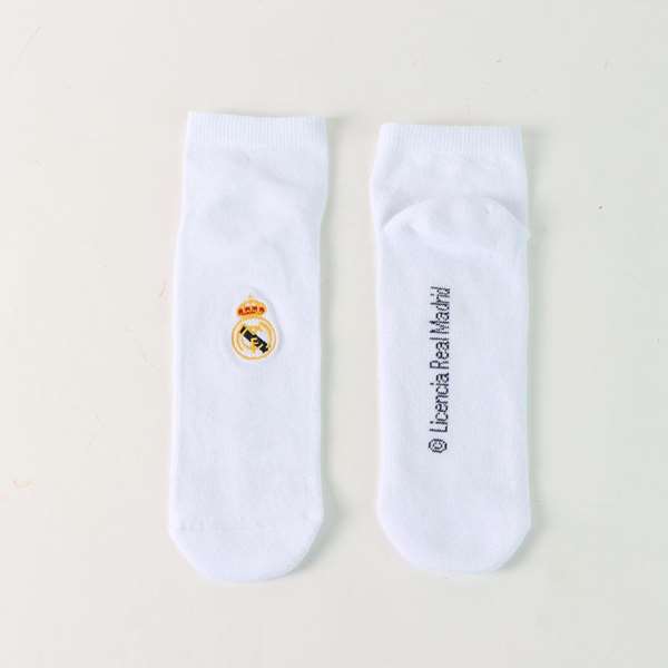 Cerdá - Pack de 2 paires de chaussettes Real Madrid - Taille unique 35-38 - Couleur blanche