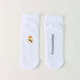 Cerdá - Pack de 2 paires de chaussettes Real Madrid - Taille unique 35-38 - Couleur blanche