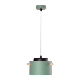 Suspension Averie Design Moderne Métal et Bois Blanc Blanc SKD-P1013-OG pour Cuisine et Chambre